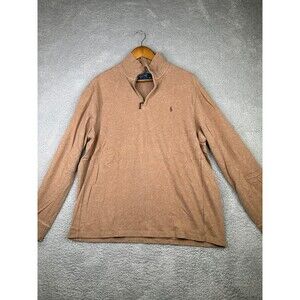 Polo Ralph Lauren long sleeve 3/4 zip pullover sz xl